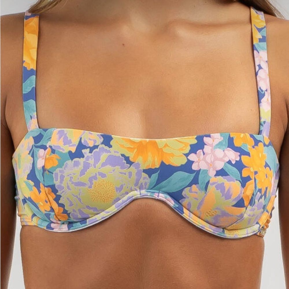 Billabong Last Summer Olivia Underwire Bikini Top Size Large